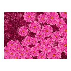 Cherry Blossoms Floral Design Double Sided Flano Blanket (mini)  by Pakrebo