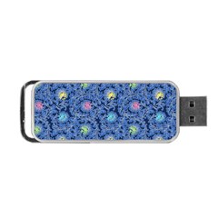 Floral Design Asia Seamless Pattern Portable Usb Flash (one Side) by Pakrebo