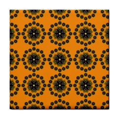 Abstract Template Flower Tile Coasters by Pakrebo