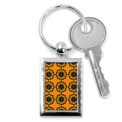 Abstract Template Flower Key Chains (rectangle)  by Pakrebo