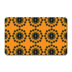 Abstract Template Flower Magnet (rectangular) by Pakrebo