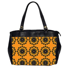 Abstract Template Flower Oversize Office Handbag (2 Sides) by Pakrebo