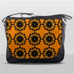 Abstract Template Flower Messenger Bag Front