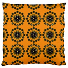 Abstract Template Flower Standard Flano Cushion Case (one Side) by Pakrebo