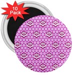 Paulownia Flowers Japanese Style 3  Magnets (10 pack)  Front