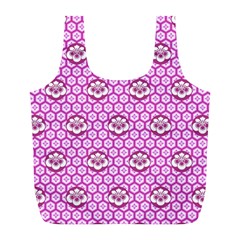 Paulownia Flowers Japanese Style Full Print Recycle Bag (l) by Pakrebo