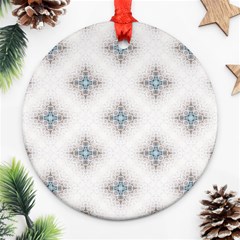 Seamless Pattern Pattern Bubble Wrap Round Ornament (two Sides) by Pakrebo