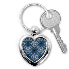 Graphic Pattern Bubble Wrap Bubbles Key Chains (heart)  by Pakrebo