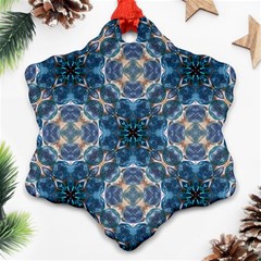 Graphic Pattern Bubble Wrap Bubbles Snowflake Ornament (two Sides) by Pakrebo