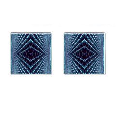 Sci Fi Texture Futuristic Design Cufflinks (square) by Pakrebo