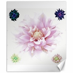 Abstract Transparent Image Flower Canvas 8  X 10  by Pakrebo