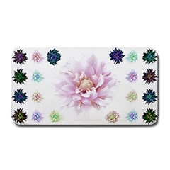 Abstract Transparent Image Flower Medium Bar Mats by Pakrebo