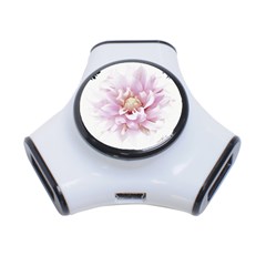 Abstract Transparent Image Flower 3-port Usb Hub by Pakrebo