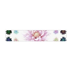 Abstract Transparent Image Flower Flano Scarf (mini) by Pakrebo