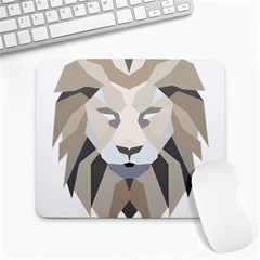 Polygonal Low Poly Lion Feline Large Mousepads by Pakrebo