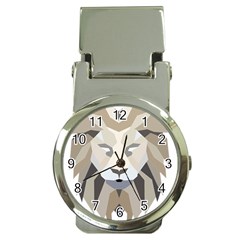 Polygonal Low Poly Lion Feline Money Clip Watches by Pakrebo