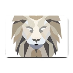 Polygonal Low Poly Lion Feline Small Doormat  by Pakrebo