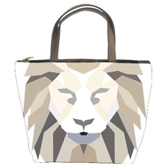 Polygonal Low Poly Lion Feline Bucket Bag by Pakrebo