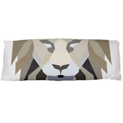 Polygonal Low Poly Lion Feline Body Pillow Case Dakimakura (two Sides) by Pakrebo