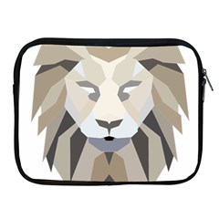 Polygonal Low Poly Lion Feline Apple Ipad 2/3/4 Zipper Cases by Pakrebo