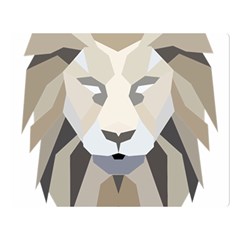 Polygonal Low Poly Lion Feline Double Sided Flano Blanket (large)  by Pakrebo