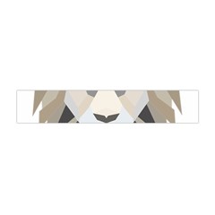 Polygonal Low Poly Lion Feline Flano Scarf (mini) by Pakrebo