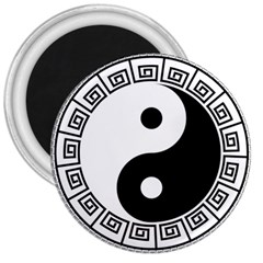 Yin Yang Eastern Asian Philosophy 3  Magnets by Pakrebo