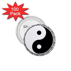 Yin Yang Eastern Asian Philosophy 1 75  Buttons (100 Pack)  by Pakrebo