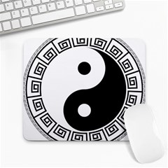 Yin Yang Eastern Asian Philosophy Large Mousepads by Pakrebo