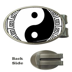 Yin Yang Eastern Asian Philosophy Money Clips (oval)  by Pakrebo