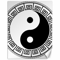 Yin Yang Eastern Asian Philosophy Canvas 12  X 16  by Pakrebo