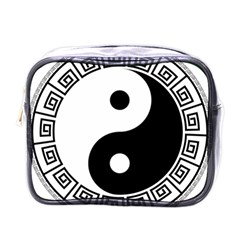 Yin Yang Eastern Asian Philosophy Mini Toiletries Bag (one Side) by Pakrebo