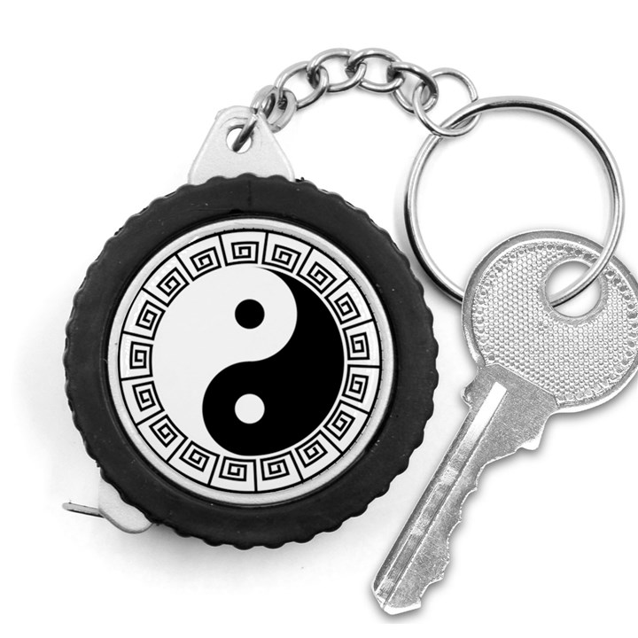 Yin Yang Eastern Asian Philosophy Measuring Tape