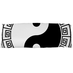 Yin Yang Eastern Asian Philosophy Body Pillow Case (dakimakura) by Pakrebo