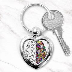 Brain Mind A I Ai Anatomy Key Chains (heart)  by Pakrebo