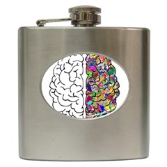 Brain Mind A I Ai Anatomy Hip Flask (6 Oz) by Pakrebo