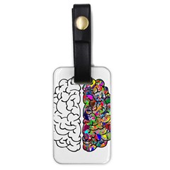 Brain Mind A I Ai Anatomy Luggage Tags (one Side)  by Pakrebo