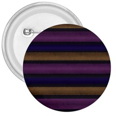 Stripes Pink Yellow Purple Grey 3  Buttons by BrightVibesDesign