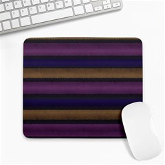 Stripes Pink Yellow Purple Grey Large Mousepads by BrightVibesDesign