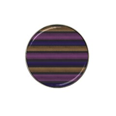 Stripes Pink Yellow Purple Grey Hat Clip Ball Marker (4 Pack) by BrightVibesDesign