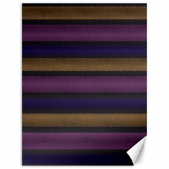 Stripes Pink Yellow Purple Grey Canvas 12  X 16  by BrightVibesDesign