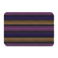 Stripes Pink Yellow Purple Grey Plate Mats by BrightVibesDesign