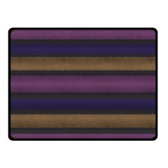 Stripes Pink Yellow Purple Grey Fleece Blanket (small) by BrightVibesDesign