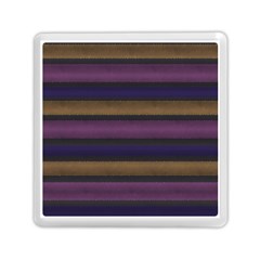 Stripes Pink Yellow Purple Grey Memory Card Reader (square) by BrightVibesDesign