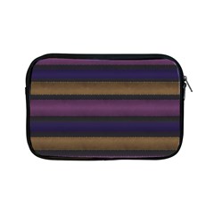 Stripes Pink Yellow Purple Grey Apple Ipad Mini Zipper Cases by BrightVibesDesign