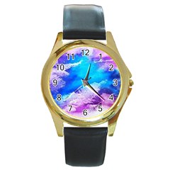 Download (1) Round Gold Metal Watch