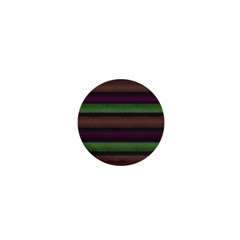 Stripes Green Brown Pink Grey 1  Mini Magnets by BrightVibesDesign