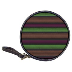 Stripes Green Brown Pink Grey Classic 20-cd Wallets by BrightVibesDesign