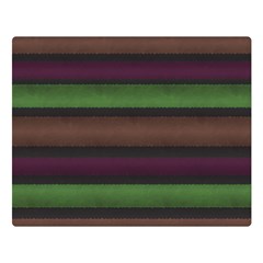 Stripes Green Brown Pink Grey Double Sided Flano Blanket (large)  by BrightVibesDesign