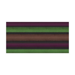 Stripes Green Brown Pink Grey Yoga Headband by BrightVibesDesign